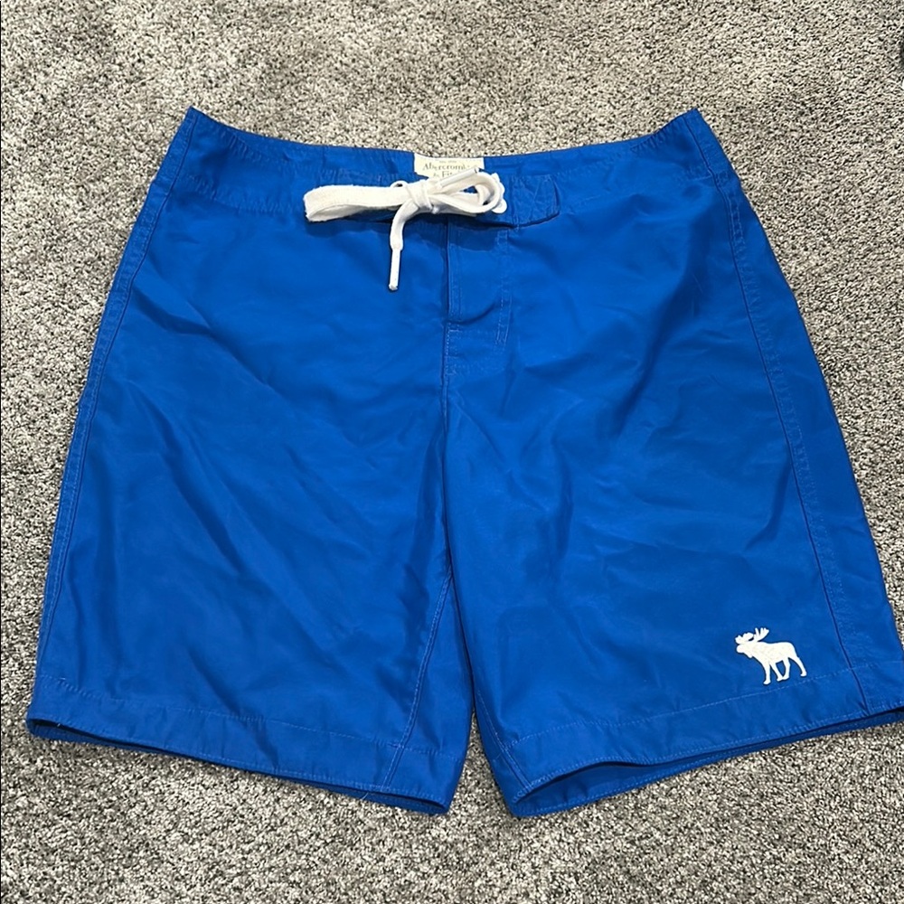 Abercrombie & Fitch Men’s Blue Swim Trunks
